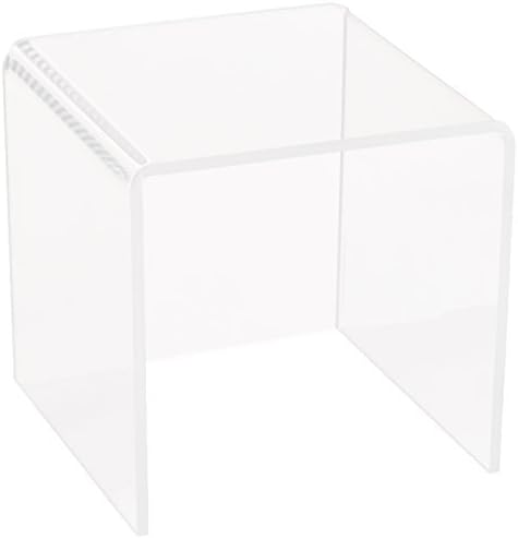 Azar Displays Clear Acrylic Riser Displays (4-Pack)