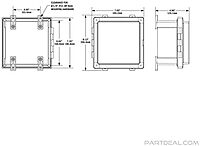 Blue Sea Systems 3116 120VAC ELCI 30A Surface Mount System Enclosure, Beige
