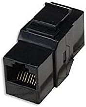 Intellinet Cat6 Inline Coupler, Keystone Type - Network coupler - RJ-45 (F) to RJ-45 (F) - CAT 6 - black
