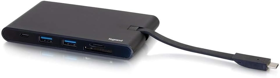 USB-C® 9-in-1 Compact Docking Station with 4K HDMI®, VGA, Ethernet, USB, SD Card Reader and Power Delivery up to 100W