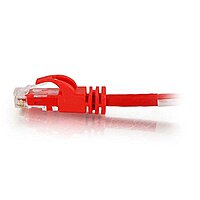 C2G 27861 Cat6 Crossover Cable - Snagless Unshielded Network Crossover Ethernet Cable, Red (3 Feet, 0.91 Meters) (Pack of 2) 1 Count (Pack of 2)