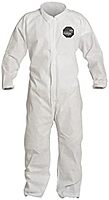 PB125SWH2X0025 2X White 12 mil ProShield Chemical Protection Coveralls (25 Each)