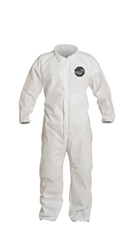 PB125SWH2X0025 2X White 12 mil ProShield Chemical Protection Coveralls (25 Each)