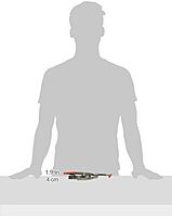 BESSEY STC-IHH25 Horizontal Auto-Adjust Toggle Nickel Plated Clamp with In-Line Clamping Action, Silver