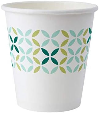 Highmark Paper Hot Cups, 10 Oz, Printed White, Pack Of 50