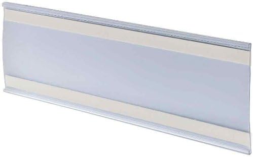 Azar Displays 199615 11-Inch Width by 4-Inch Height Adhesive Back Nameplate, 10-Pack