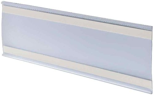 Azar Displays 199615 11-Inch Width by 4-Inch Height Adhesive Back Nameplate, 10-Pack