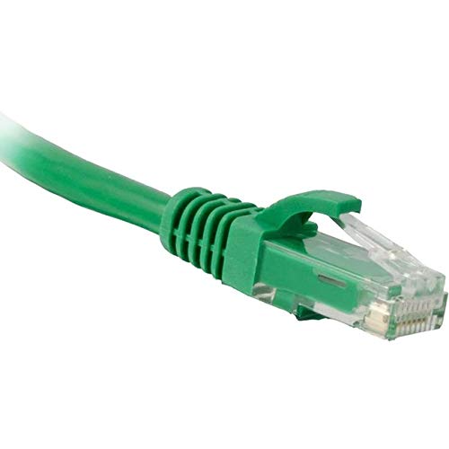 ENET CAT6 GREEN 1 FOOT PATCH CABLE WITH SNAGLESS MOLDED BOOT (UTP) HIGH-QUALITY