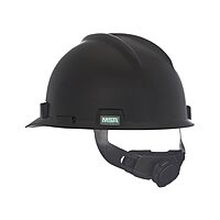 MSA V-Gard Cap Style Safety Hard Hat with Fas-Trac III Ratchet Suspension