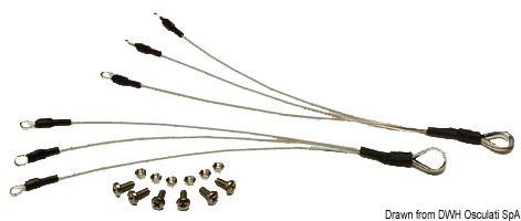 S.S radar reflector cables