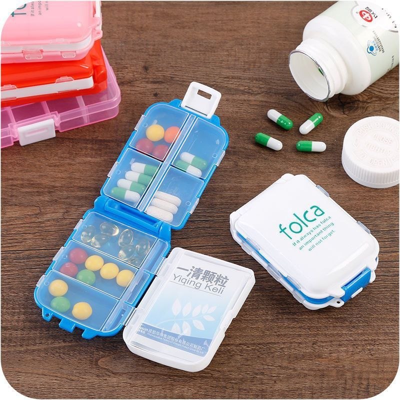 MEDICARE TRAVEL-MATE MEDICINE STORAGE -8 GRIDS