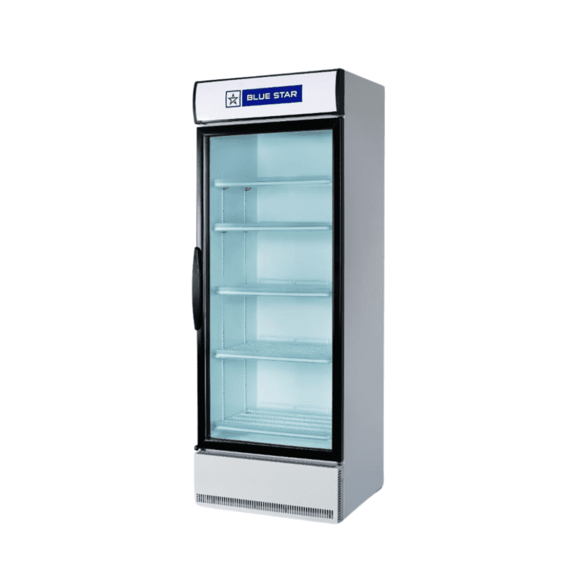 Blue Star 448L super cooler with a closed lid.