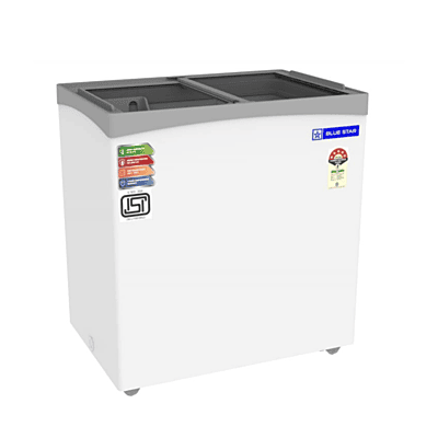 Shop Online Blue Star Flat Glass Top Deep Freezer GT5-230NP at Me shop Shop Online Blue Star Flat Glass Top Deep Freezer GT5-230NP at Me shop