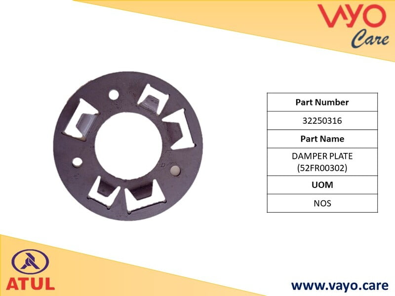 DAMPER PLATE (520FR00302) - 32250316 - GEMINI ULTRA