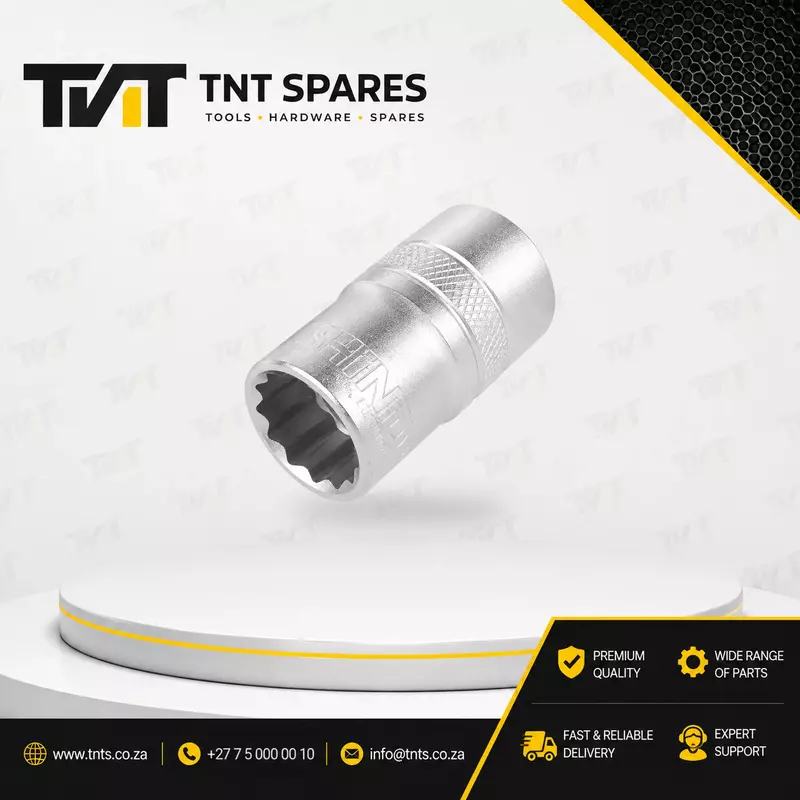 SHIND 16mm 1/2" Drive 12-Point Bi-Hex Socket CR-V