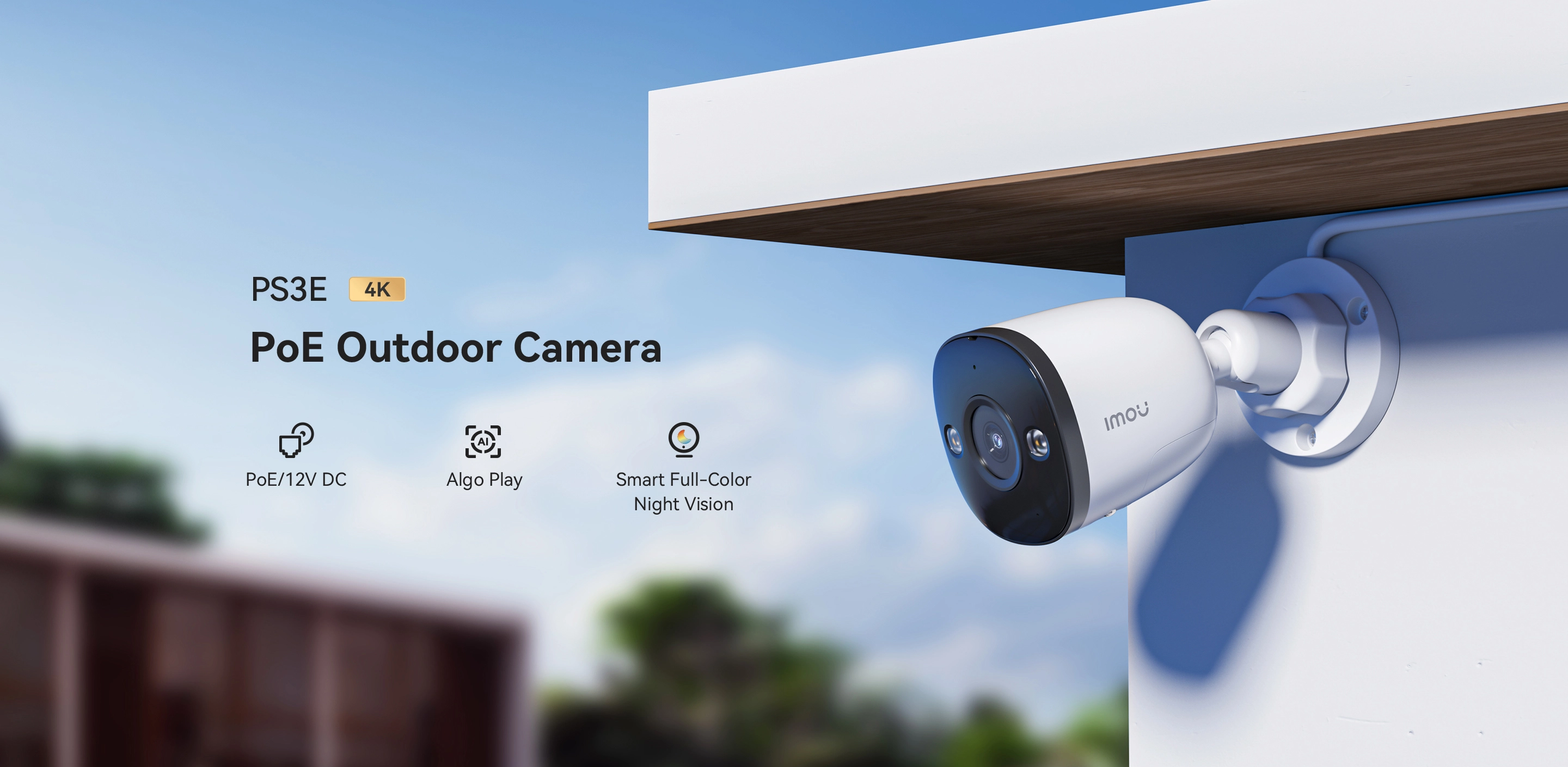 PS3E(8MP-PoE-Bullet-2 Way) Camera