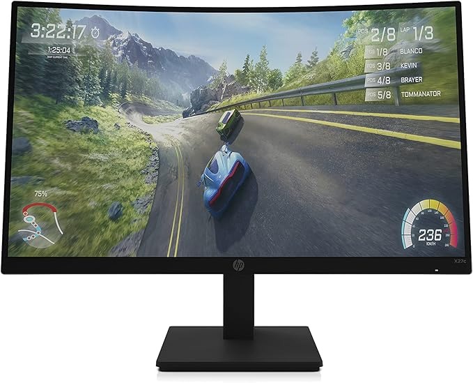 HP X27c 27" FHD Curved Gaming Monitor HP X27c 27" FHD Curved Gaming Monitor