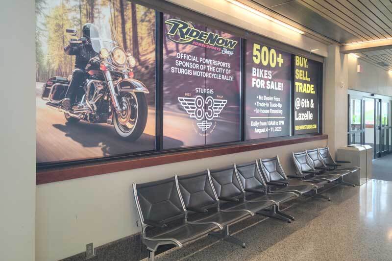 Baggage Claim Window Wrap