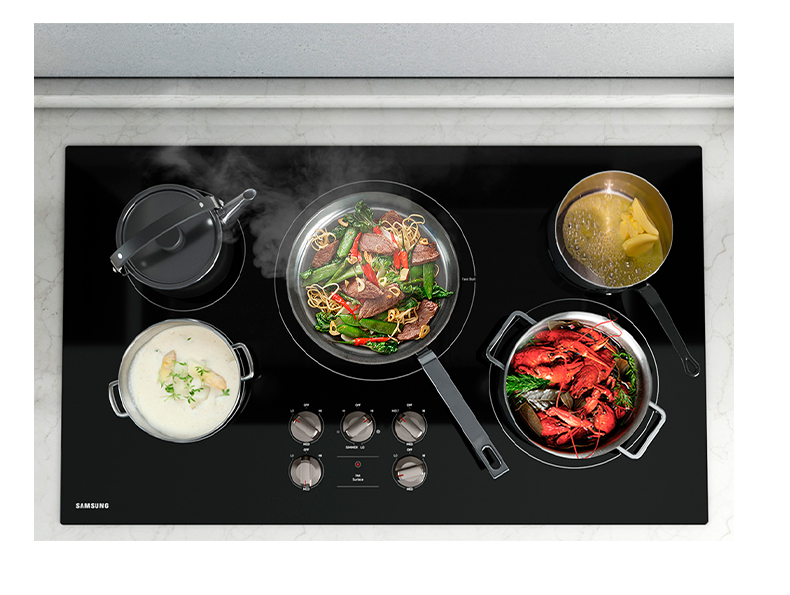 NZ30R5330RK/AA, SAMSUNG Plantilla eléctrica empotrable de 30’’ NZ30R5330RK/AA 4 discos, 12 meses Garantía General