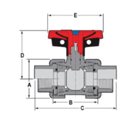 Spears, 1829-020, True-Union Ball Valve