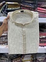 V792:Beautiful Embroidery Sequins Work Men's Kurta Pyjama Sets V792:Beautiful Embroidery Sequins Work Men's Kurta Pyjama Sets