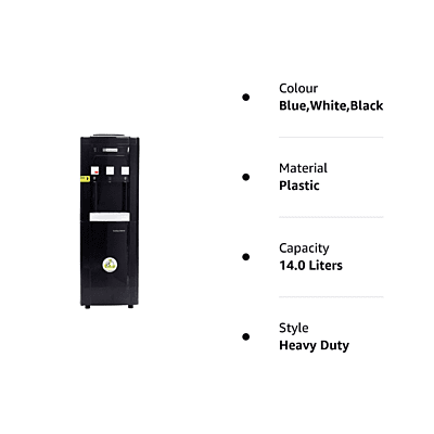Blue Star BWD3FMRGA- Black Water dispenser with Cooling Cabinet