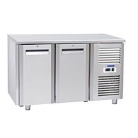 Front look of Blue Star Kitchen Refrigerator-2 Door Under Counter Chiller Front look of Blue Star Kitchen Refrigerator-2 Door Under Counter Chiller