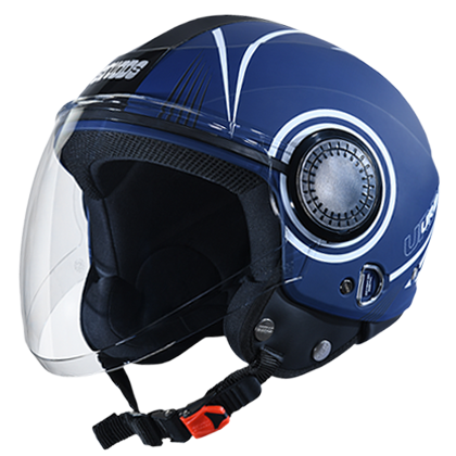 STUDDS URBAN SUPER D1 MATT BLUE N6 WHITE 580 MM (L)