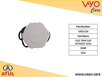 FUEL TANK CAP WITHOUT LOCK - 33051136 - GEMINI ULTRA