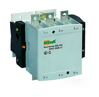 22161DEK Контактор КМ103-330А-380В-11