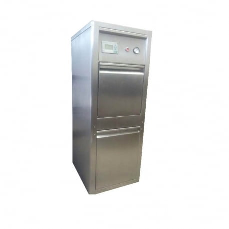 Lavador y desinfector de cómodos, vapor autogenerado con gabinete de acero inoxidable tipo Europeo Lavador y desinfector de cómodos, vapor autogenerado con gabinete de acero inoxidable tipo Europeo