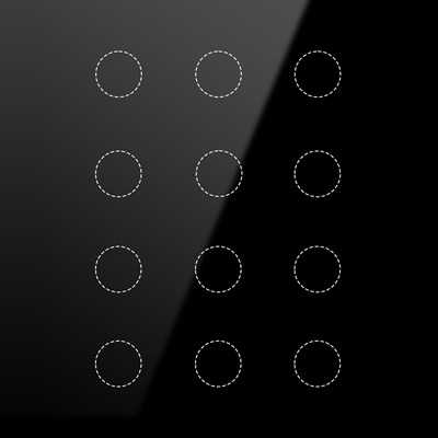 EAE KNX Switch Mona Series 12 Button