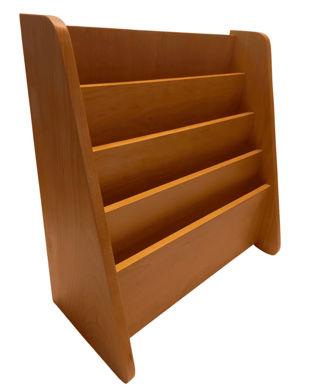 Beech Wood Bookshelf Display - 4 tier