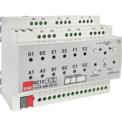 EAE KNX Room Controller Unit Actuator 16A 12CH , 12 Input