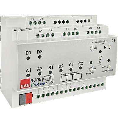 EAE KNX Room Controller Unit Actuator 16A 8CH , 8 Input