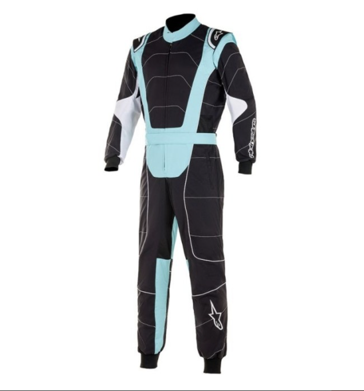 Alpinestars Kart Suit KMX-3 V2 PROMO!! Adult & Child Cyan/Black 150