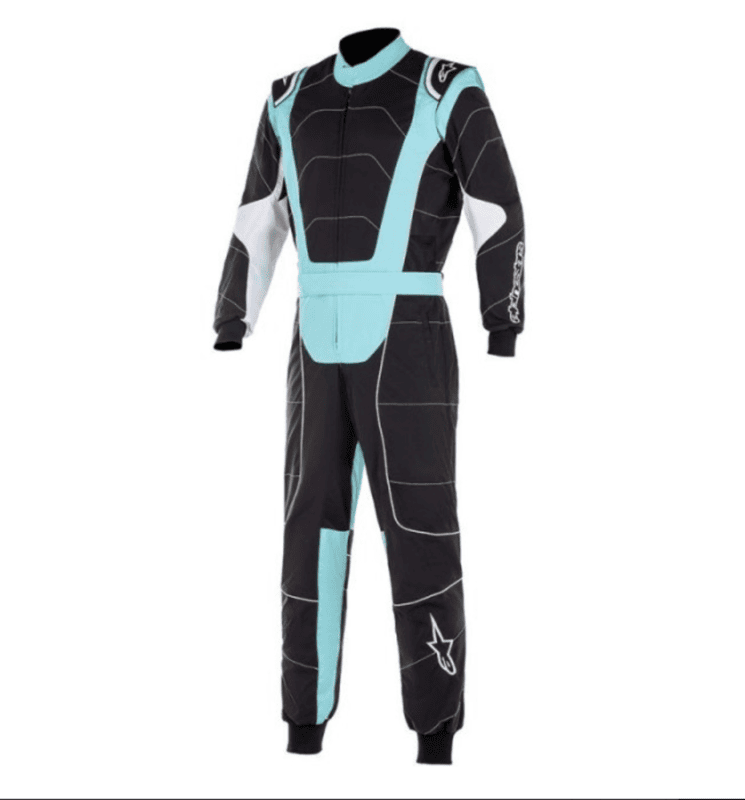 Alpinestars Kart Suit KMX-3 V2 PROMO!! Adult & Child Cyan/Black 150