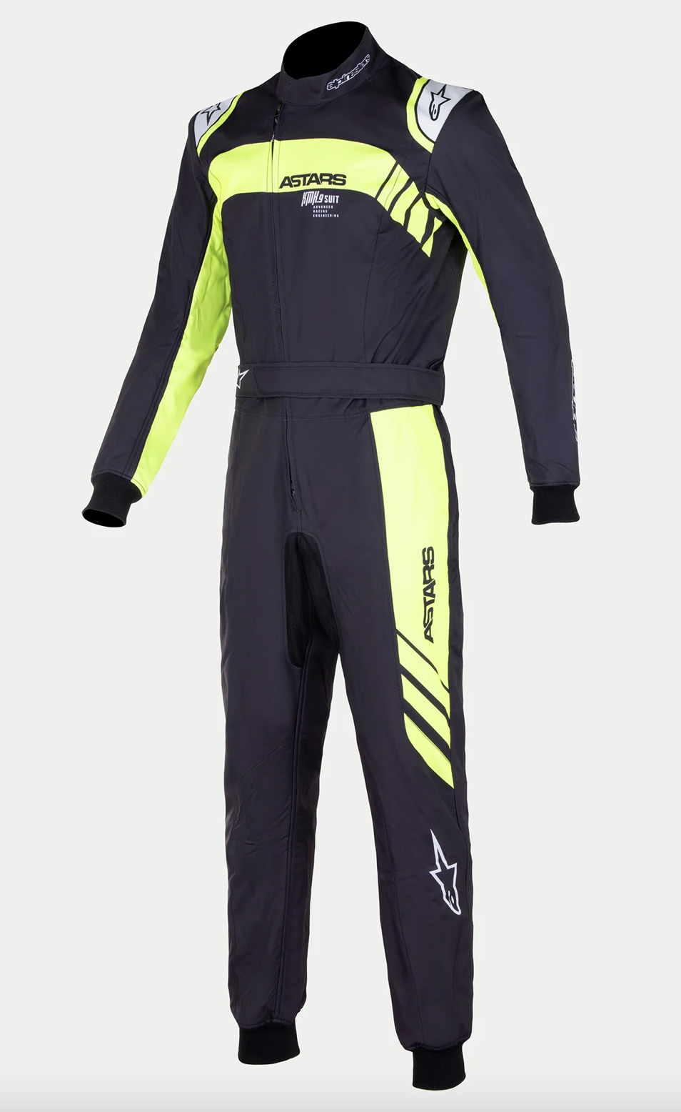 Alpinestars Kart Suit KMX-9 V2 Adult & Child-Black/Yellow Fluo/60