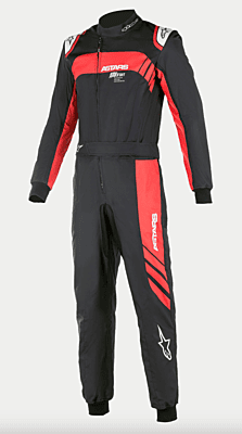 Alpinestars Kart Suit KMX-9 V2 Adult & Child-Black/Red/130