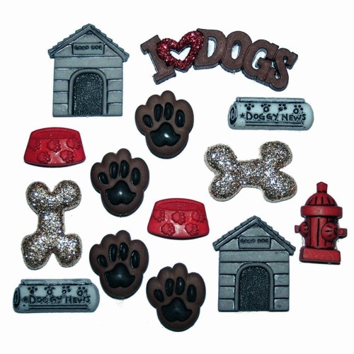 Bottoni Dress It Up Var. Dog Stuff