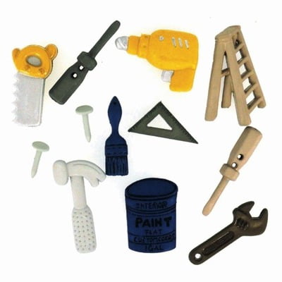 Bottoni Dress It Up Var. Tool Time Bottoni Dress It Up Var. Tool Time