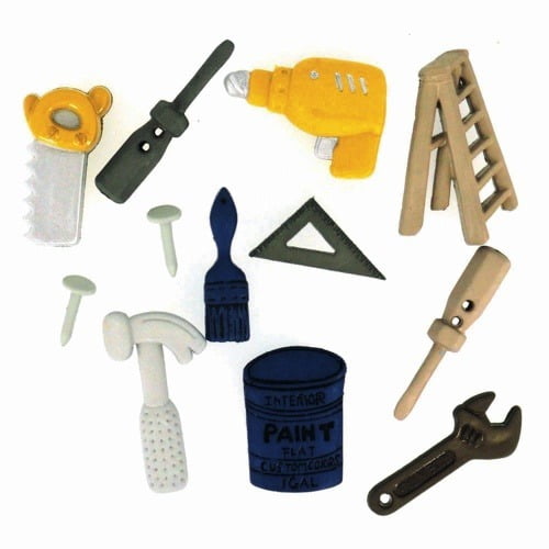 Bottoni Dress It Up Var. Tool Time