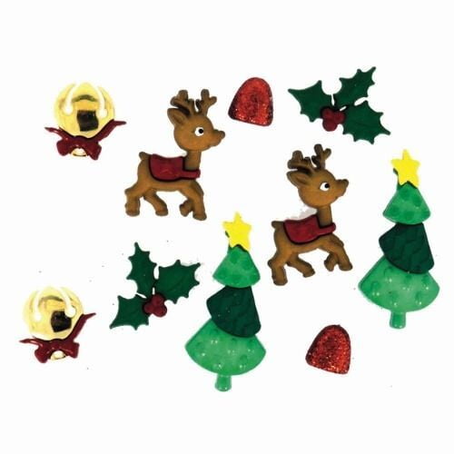 Bottoni Dress It Up Var. Reindeer Games