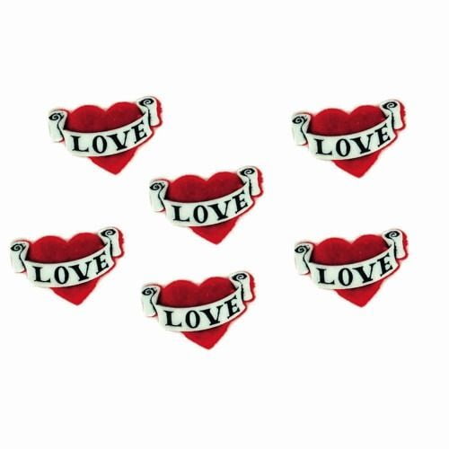 Bottoni Dress It Up Var. Love Hearts