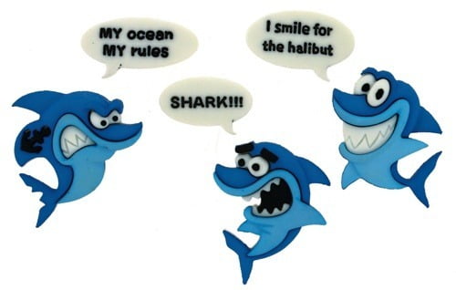 Bottoni Dress It Up Var. Shark!