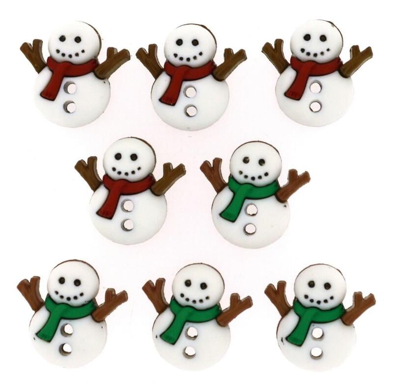 Bottoni Dress It Up Var. Sew Cute Snowmen, 12547 Bottoni Dress It Up Var. Sew Cute Snowmen, 12547