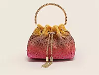 GRADIENT SHINY BUCKET BAG RAINBOW COLOUR