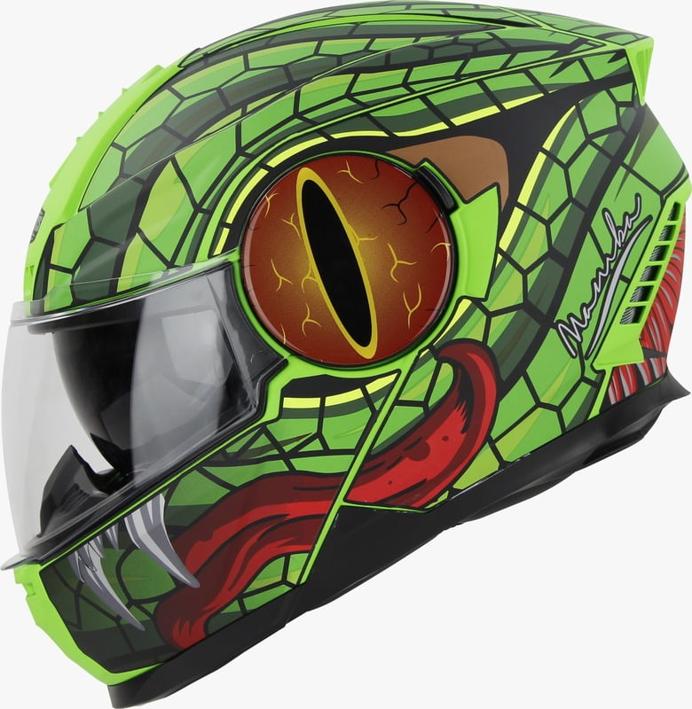 STEELBIRD SBH-40 ISS MAMBA MATT GREEN/GREEN C/V 580 MM