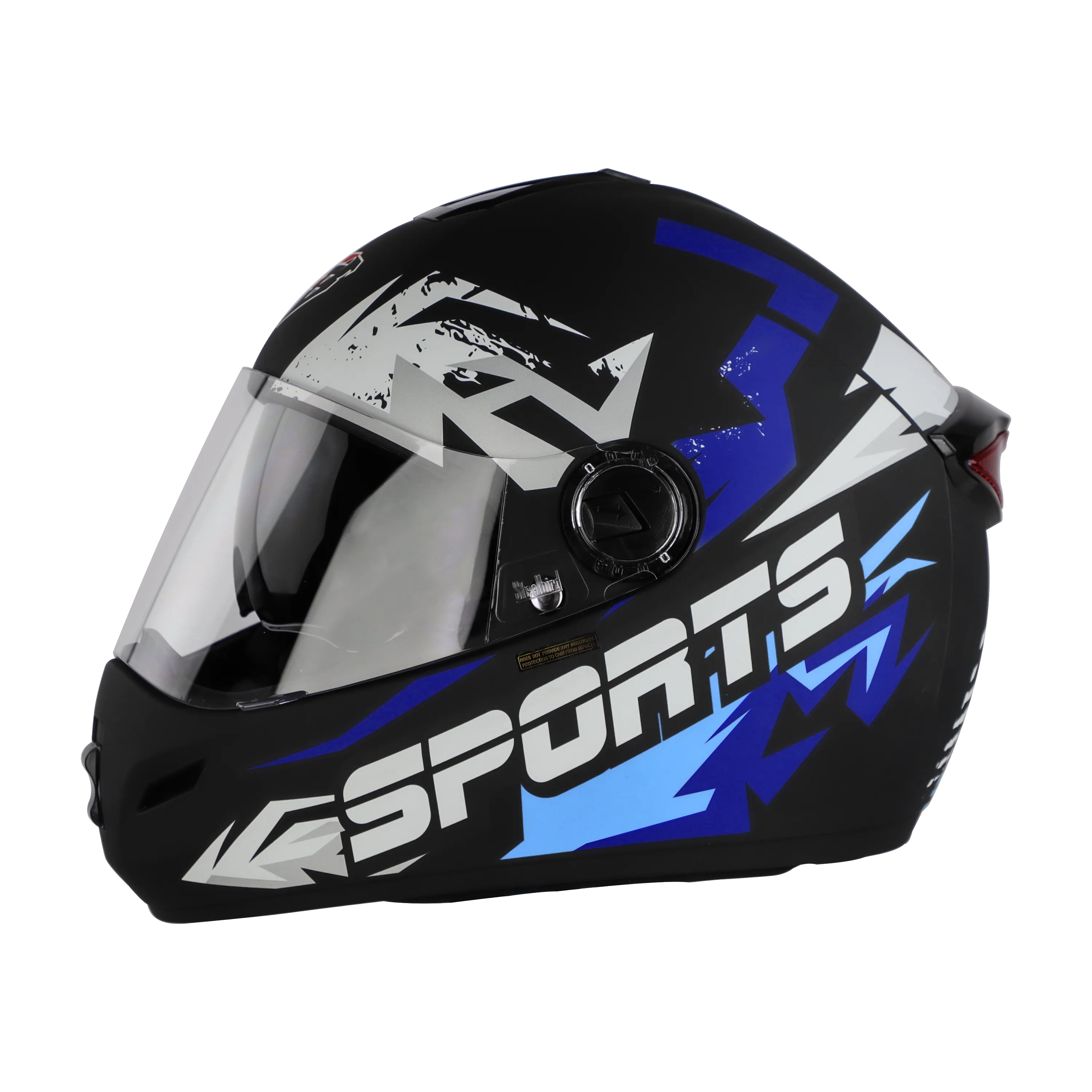 STEELBIRD SBH-34 ROX ISS R SPORTS MATT BLACK/BLUE C/V 600 MM (L) STEELBIRD SBH-34 ROX ISS R SPORTS MATT BLACK/BLUE C/V 600 MM (L)