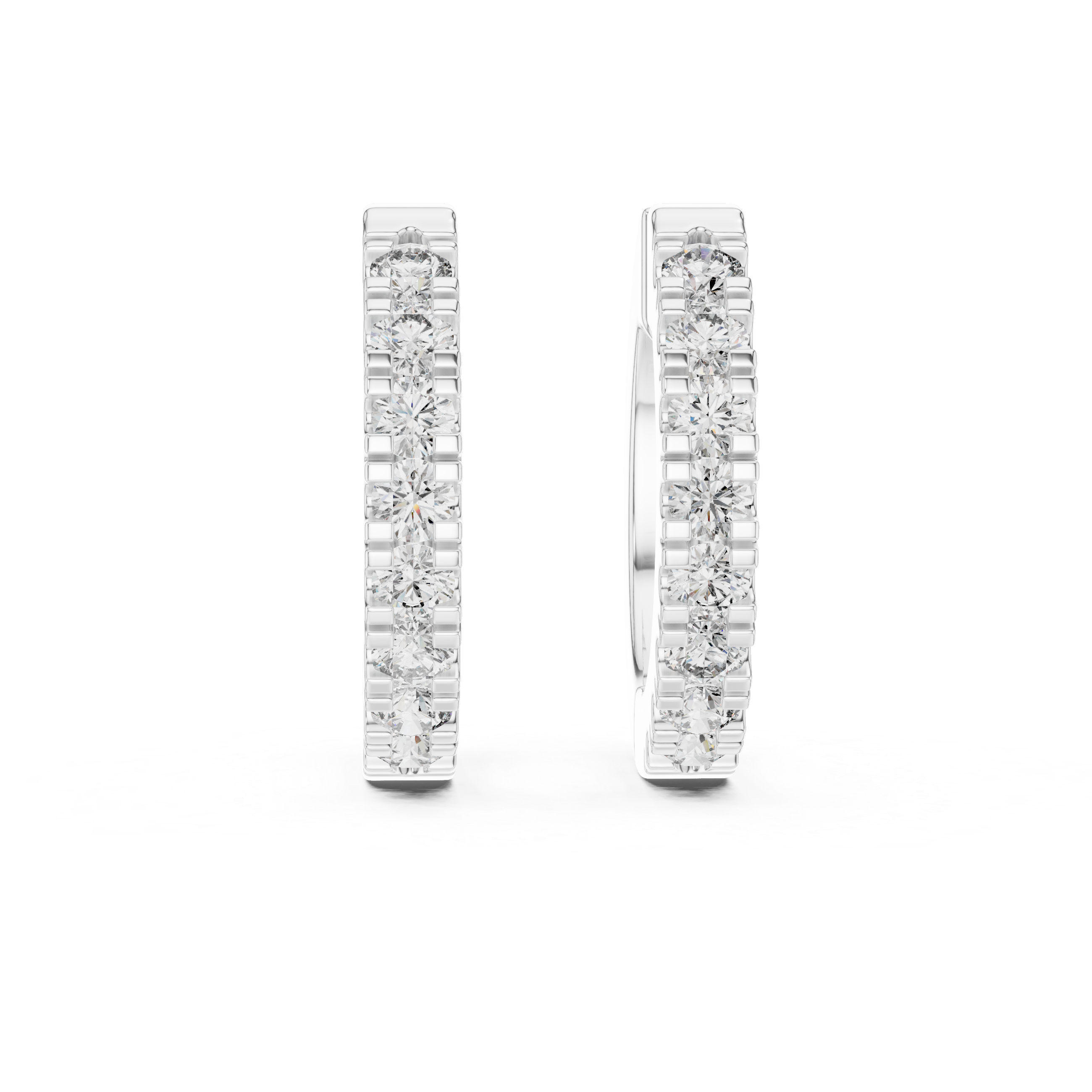 The Venetian pave set hoop